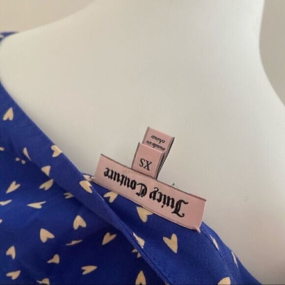 Juicy Couture Falling Hearts Blouse - Picture 7 of 7